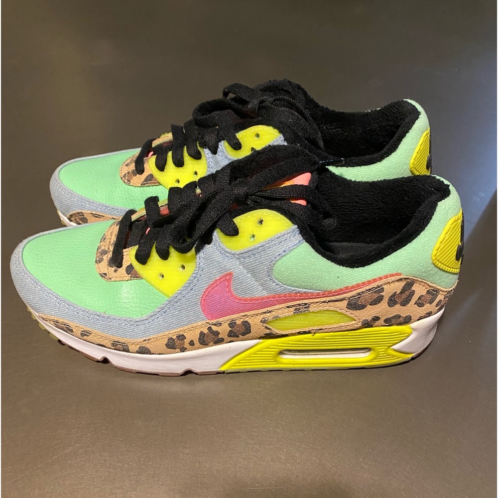 2020 WMNS AIR MAX 90 LX 'ILLUSION (DANCEFLOOR/DENIM LEOPARD) GREEN'
